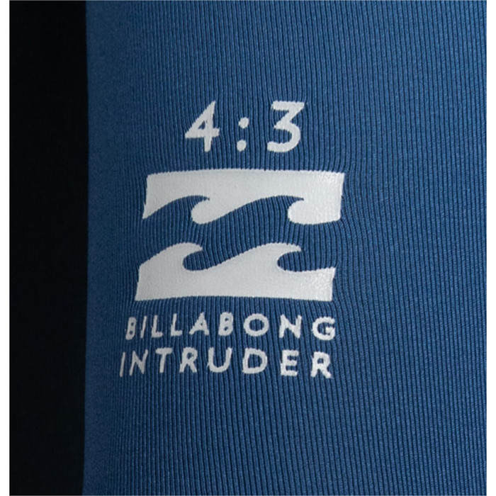 2023 Billabong Mnd Intruder 4/3mm Back Zip Vddragt Abyw100203 - Navy
